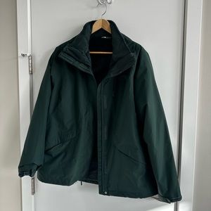 North Face parka with removable fleece liner—XL
